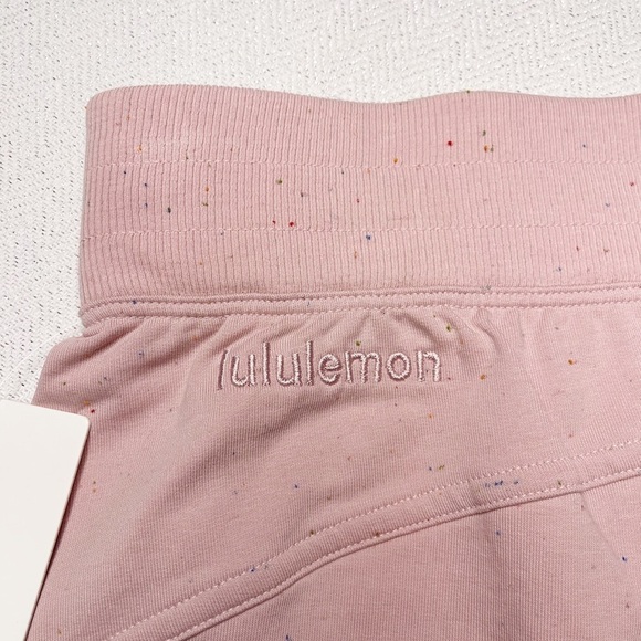 Lululemon High Rise Shorts LA Sweat Terry Cloth Short Mink Berry 12 NWT - Picture 9 of 10